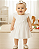 Vestido Bebê Feminino com Strass Faixa e Calcinha 204 - Imagem 1