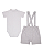 Conjunto Bebê Masculino Curto Body e Shorts Paraíso 18642 - Imagem 3