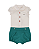Conjunto Bebê Feminino Curto Body e Shorts Paraíso 18650 - Imagem 2