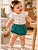 Conjunto Bebê Feminino Curto Body e Shorts Paraíso 18650 - Imagem 1