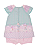 Macacão Curto Bebê Feminino Vestido c/ Shorts Paraíso 18684 - Imagem 3