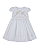 Vestido Bebê Feminino Batizado Tricoline Paraíso 18696 - Imagem 2