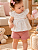 Conjunto Bebê Feminino Blusa Estampada Shorts Paraíso 18711 - Imagem 1