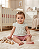 Conjunto Bebê Feminino Blusa Estampada Shorts Paraíso 18711 - Imagem 2