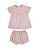 Conjunto Bebê Feminino Blusa Jacquard e Shorts Paraíso 19001 - Imagem 2