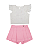 Conjunto Bebê Feminino Blusa e Shorts Saia Paraíso 19004 - Imagem 2