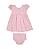 Vestido e Calcinha Bebê Feminino Tricoline e Renda Paraíso 19013 - Imagem 3