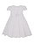 Vestido Bebê Feminino Batizado Tricoline Renda Paraíso 19018 - Imagem 3