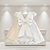 Vestido Bebê Batizado Bordado, Pérolas e Tule manga curta 77 - Imagem 3
