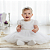 Vestido Bebê Batizado Bordado, Pérolas e Tule manga curta 77 - Imagem 1