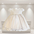 Vestido Bebê Batizado Bordado, Pérolas e Tule manga curta 77 - Imagem 2