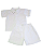 Conjunto Bebê Masculino Camisa e Shorts Texturizados Branco - Imagem 2