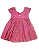 Vestido Bebê Tule Malha Listrado com Laço e Strass 200386 - Imagem 3