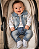 Conjunto Bebê Masculino Longo Jeans com Body Estampado 12287 - Imagem 1