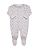 Macacão Longo Bebê Feminino Flores gola babado Letut 18300 - Imagem 3