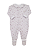 Macacão Longo Bebê Feminino Flores gola babado Letut 18300 - Imagem 2
