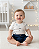 Conjunto Bebê Masculino Curto de Body e Shorts Letut 18221 - Imagem 1