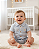 Macacão Bebê Masculino Curto Estampado com Gola Letut 18244 - Imagem 1