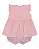 Macacão Bebê Feminino Curto com Babado e Shorts Letut 18254 - Imagem 3