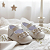 Sapatilha Bebê Feminina com Flores e Strass Keto Baby 1277 - Imagem 1