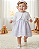 Vestido Bebê Batizado Bordado com Bolero Paraíso 16232 - Imagem 1