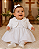 Vestido Bebê Batizado em Chiffon Bolero Pelo Paraiso 16227 - Imagem 1