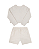 Conjunto Bebê Feminino Jaqueta e Shorts Saia Paraiso 19191 - Imagem 3