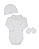 Kit Bebê Feminino Doce Chegada BodyTouca Luvas Paraiso 19289 - Imagem 2