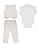 Conjunto Bebê Batizado com Colete Calça Linho Paraiso 19411 - Imagem 4