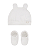 Kit Bebê Touca com Orelhinhas e Pantufa em Plush Letut 11001 - Imagem 1
