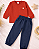 Conjunto Menino Camiseta Malha Calça Piqueton PulaBula 55286 - Imagem 3