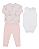 Kit Bebê 3 Peças Body Regata Casaco e Calça Letut LT19827 - Imagem 5