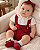 Conjunto Bebê Feminino Body e Shorts Vermelho Paraíso 20040 - Imagem 1
