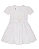 Vestido Bebê Branco Batizado com renda Paraíso 20111 - Imagem 2