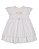 Vestido Bebê Branco Batizado voil trabalhado Paraíso 20093 - Imagem 2