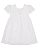 Vestido Bebê Branco Batizado barra bordada Paraíso 20107 - Imagem 3