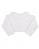 Bolero Bebê Branco Batizado em Malha Piquet Paraíso 17865 - Imagem 3