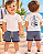 Conjunto Bebê Masculino Camiseta e Shorts Paraíso 19989 - Imagem 1