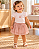 Conjunto Bebê Feminino Blusa e Saia Paraíso 20079 - Imagem 1