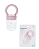 Porta-Frutinha Bebê Rosa Silicone Pimpolho 301664 - Imagem 3