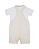 Conjunto Bebê Masculino Batizado Jardineira Paraíso 19952 - Imagem 3