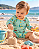 Macacão Bebê Masculino Praia Proteção UV Paraíso 20269 - Imagem 1