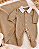 Saída de Maternidade Masculina Trico Bege Melline M02 - Imagem 2