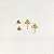 Brincos Flor em Ouro 18k com Pérola - Imagem 4