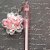Caneta Gel Sakura - Flor com lantejoulas - Imagem 5