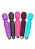 Vibrador Varinha Mágica - 10 Vibrações  – Recarregável - Rosa - SI - Imagem 1