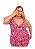 Baby Dool Plus Size em Liganete – Tamanho 52 - Cor sortida estampada - Imagem 1