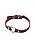 Coleira Bondage com Coração – Choker Preto e Vermelho - Imagem 1