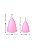 Kit com 2 Coletores Menstruais de Silicone - Imagem 1
