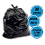 Saco para lixo 20L preto economico c/100 - Imagem 1